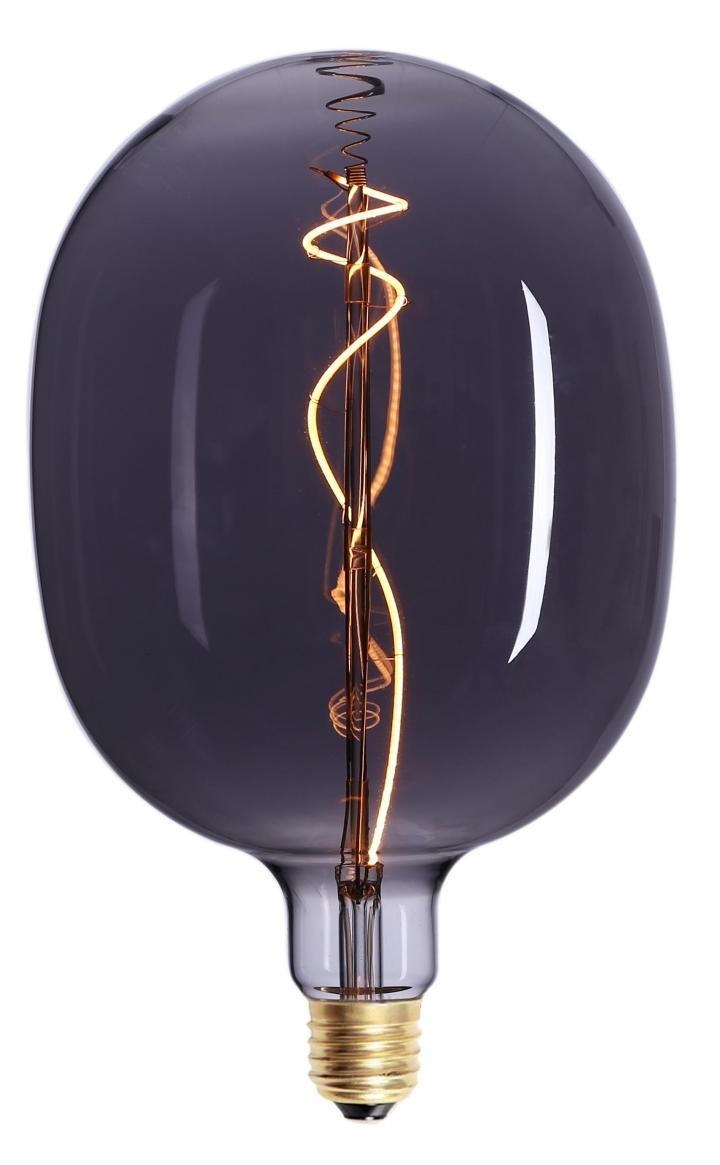 E27 LED filamentlamp XXL - 4W dimbaar - smoke