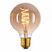 E27 LED filamentlamp - globe 95 - 4W dimbaar - amber