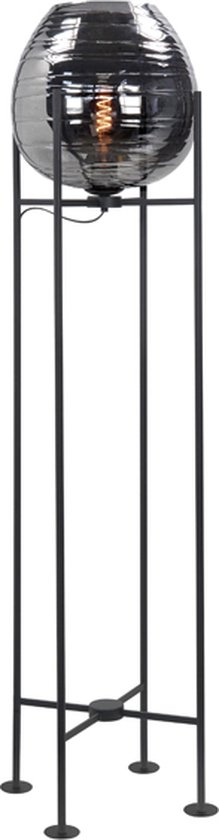 Vloerlamp - Highlight - Fantasy - Vloerlamp - E27 - 32 x 32 x 140cm - Zwart