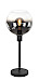 Tafellamp met smoke/helder glas en een dimmer