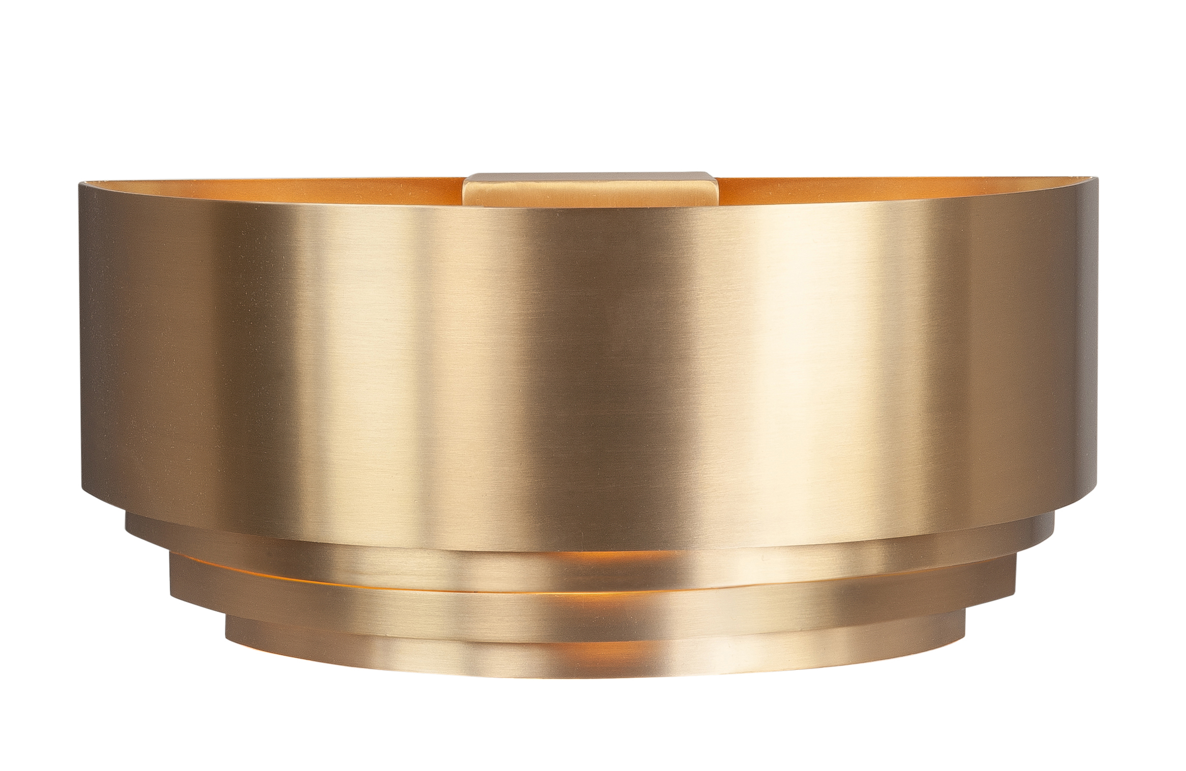 Scudo Wandlamp 1 lichts 20 cm Messing