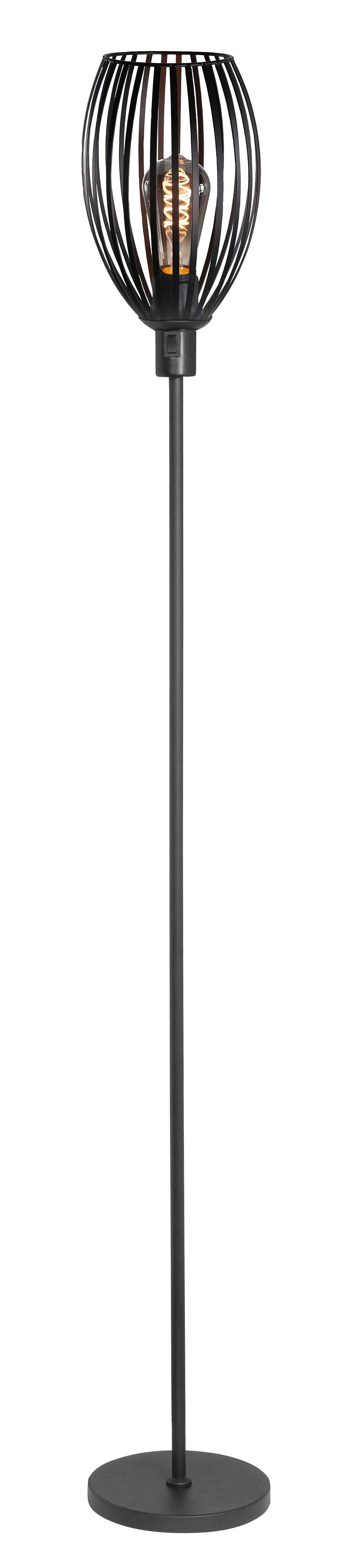 Vloerlamp Gabbia zwart