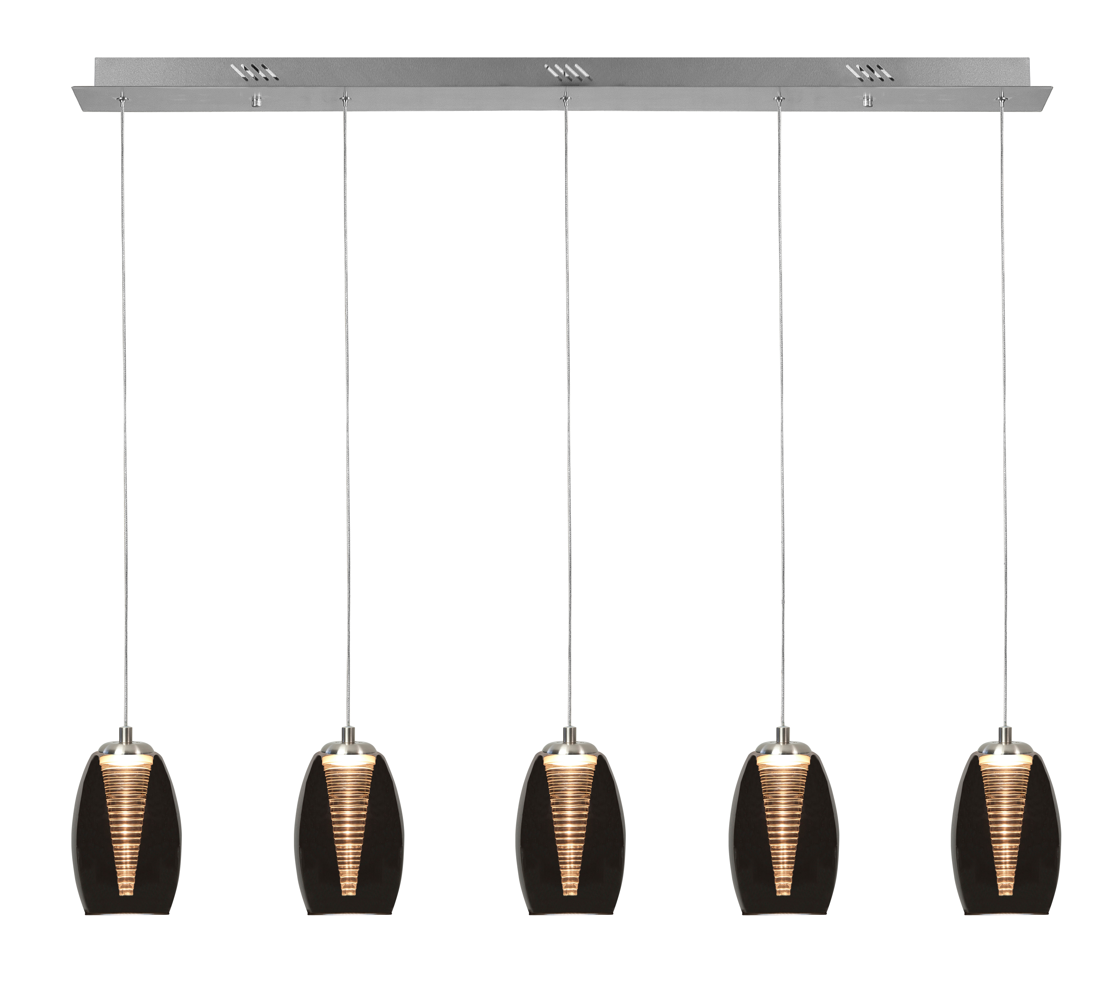 Highlight Nebula Hanglamp - Modern Nikkel - Staal
