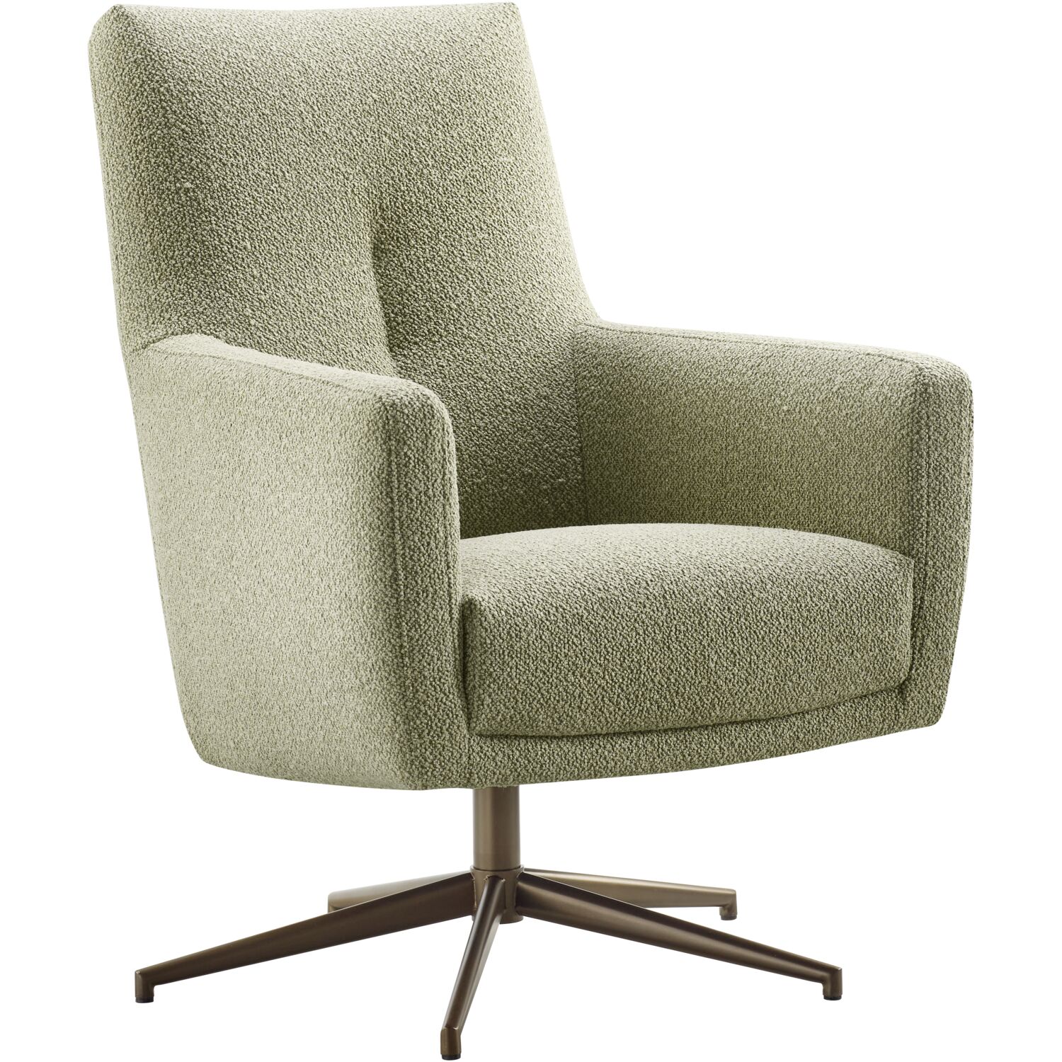 Fauteuil Merendy hoge rug groen