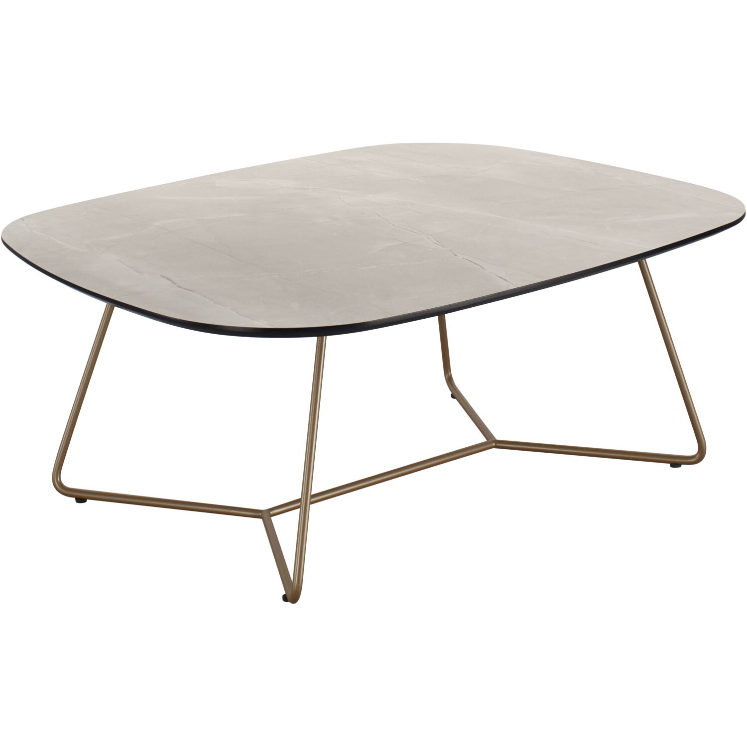 Salontafel Marby HPL marmerstructuur grijs 90 cm