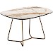 Salontafel Marby HPL marmerstructuur terra 75 cm