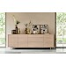 Dressoir Famosa 76x228x45 cm bruin