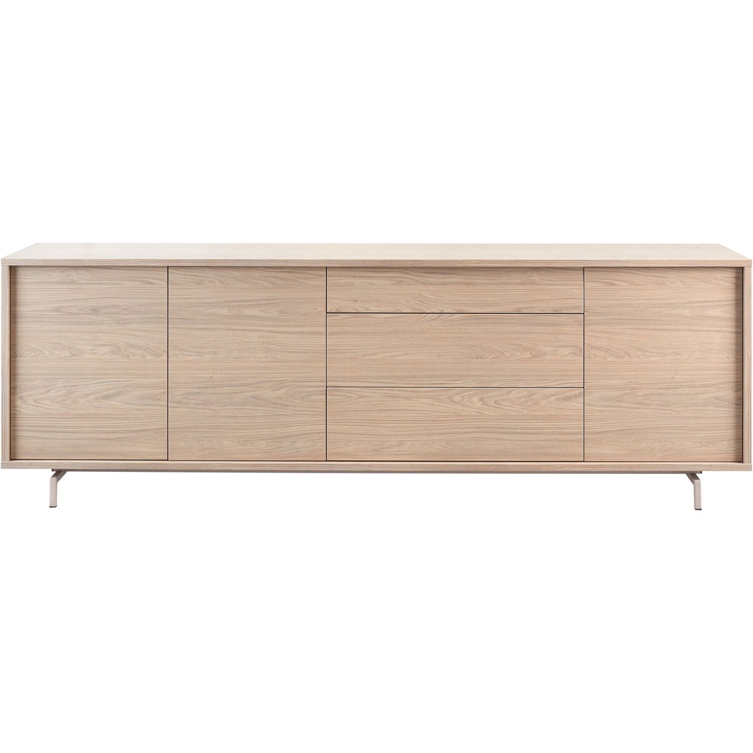 Dressoir Famosa 76x228x45 cm bruin