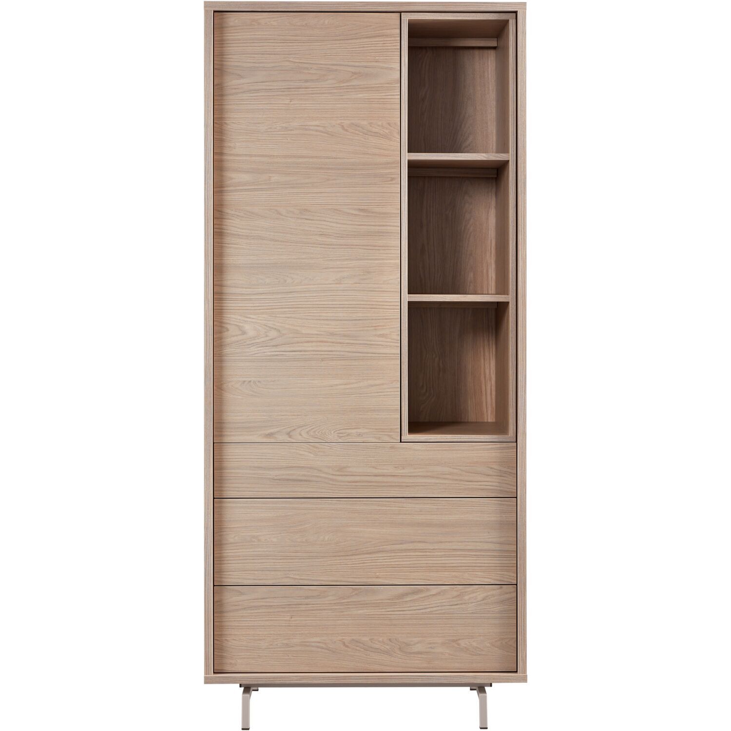 Opbergkast Famosa bruin 187x83x45 cm