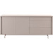 Dressoir Famosa 76x180x45 cm grijs