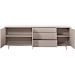 Dressoir Famosa 76x228x45 cm grijs