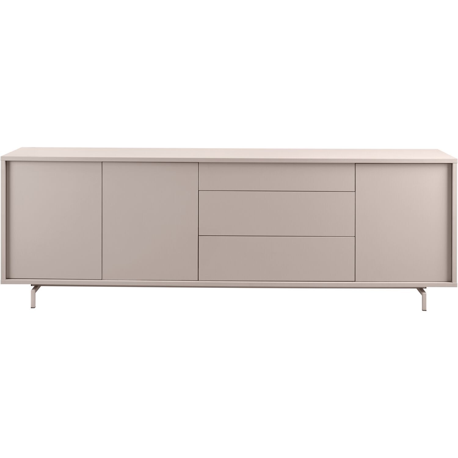 Dressoir Famosa 76x228x45 cm grijs