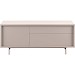 TV-meubel Famosa 132 cm grijs