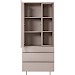 Opbergkast Famosa grijs 187x83x45 cm