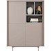 Opbergkast Famosa grijs 136x102x45 cm