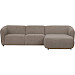 Hoekbank rechts Lavanga taupe basic comfort