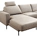Hoekbank rechts Moscato traagschuim beige relaxfunctie